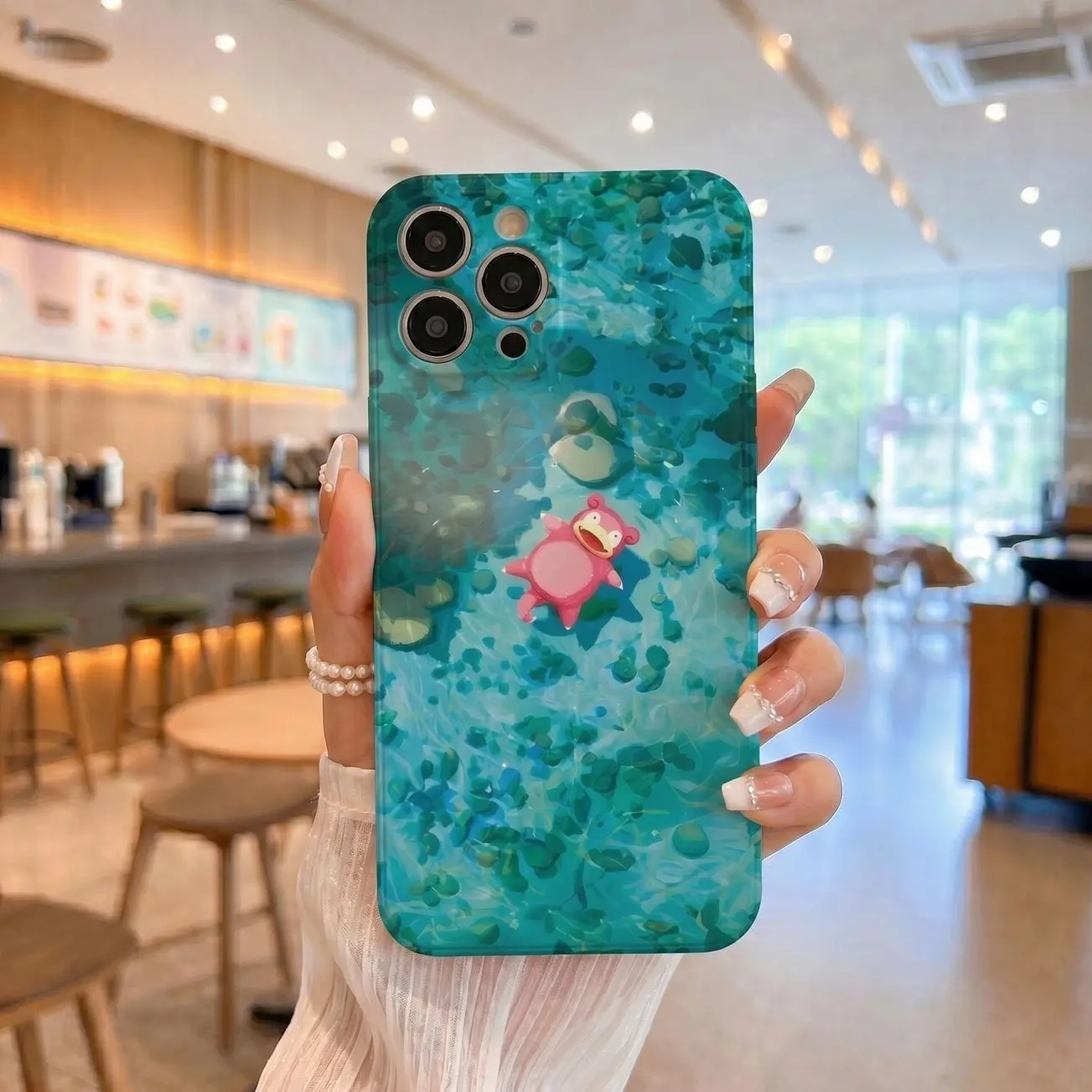 Slowpoke Kawaii iPhone Case for all iPhone and Samsung models; available as a 2-in-1 MagSafe Tough Case or 2-in-1 Tough Case.