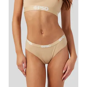 PSD Womens Sand Nude Cheeky Underwear - Flattering Cheeky Brief, Soft and Comfortable Premium Modal Fabric