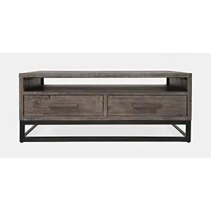 East Hampton Distressed 48" Solid Wood Coffee Table