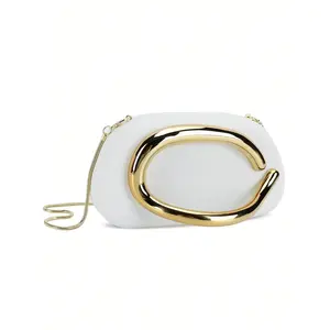 Women's Elegant Minimalist Handbag, Fashionable Solid Color Clutch Bag for Party, Trendy All-match & Exquisite Bag for Birthday Gift, Elegant Stylish Purse