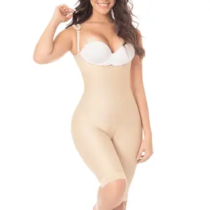 Fajas MYD F0072 – Colombian Knee-Length Open-Bust Faja | Tummy Control