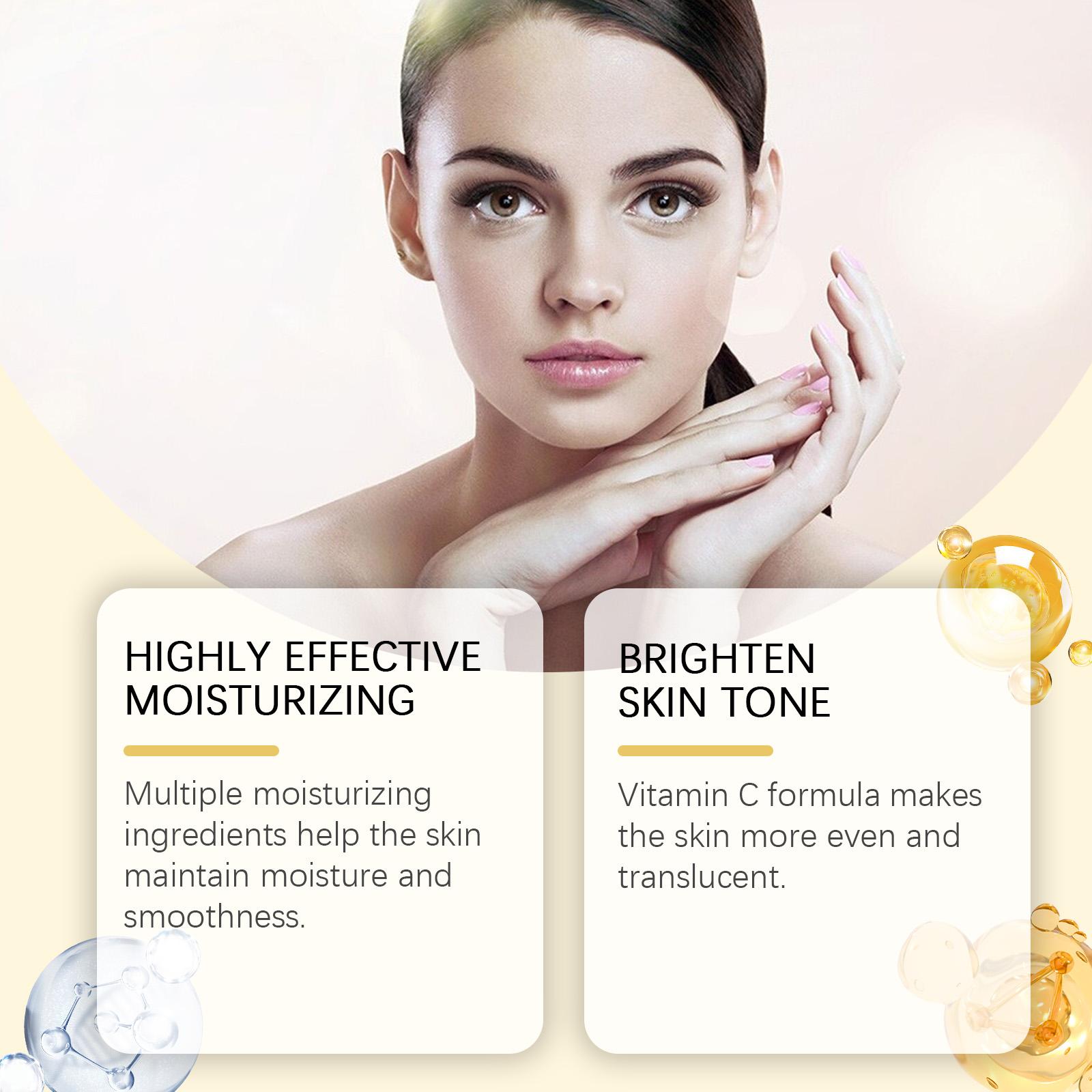 Hoygi Vitamin C Serum Stick - Brightening & Moisturizing Face Balm Moisturizers, Radiance