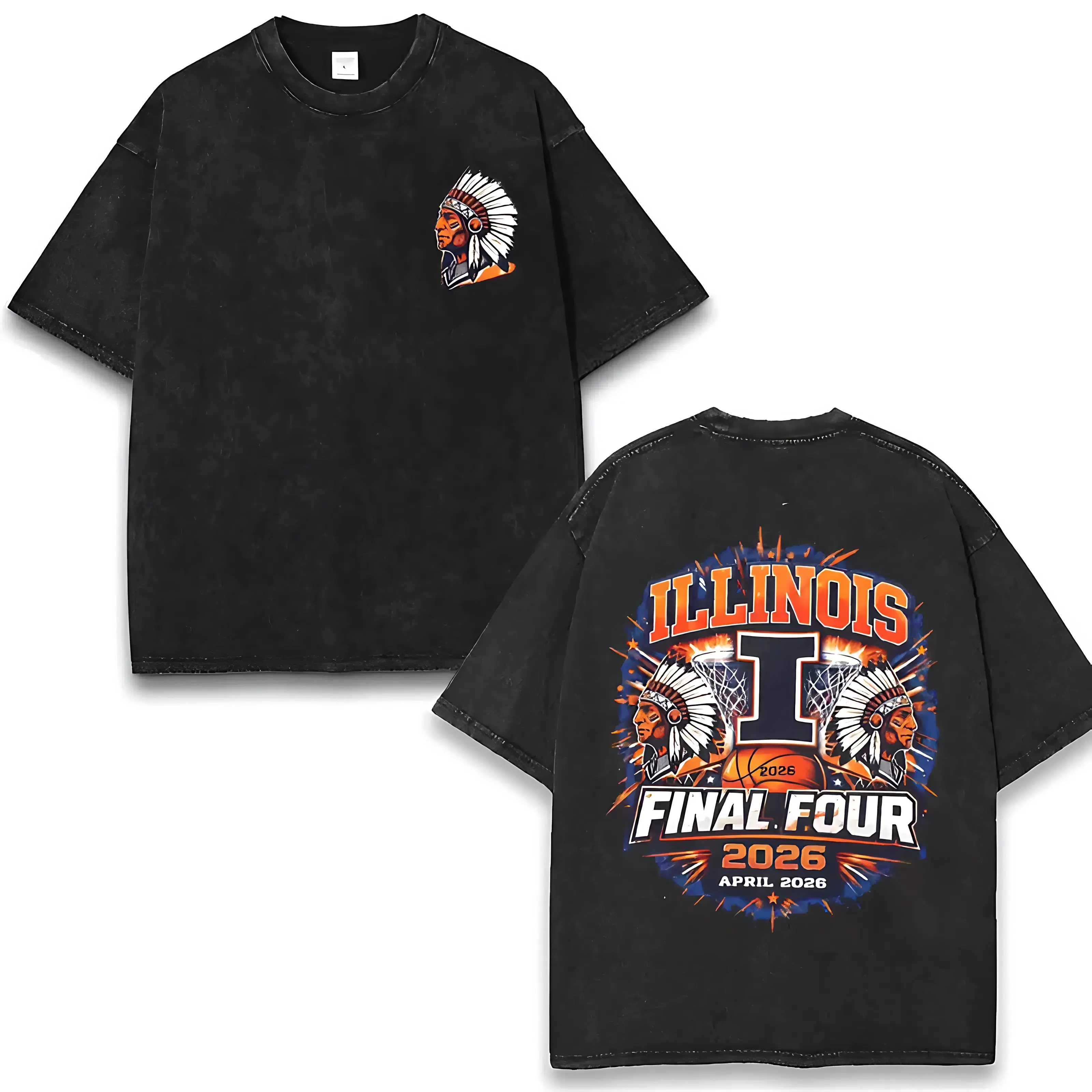 Illinois Final Four 2026 Shirt, Illini Basketball Tee, March Madness Indianapolis Shirt, College Basketball Fan Gift