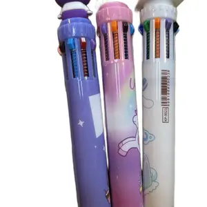 10 Color Pen - Multicolor Writing Tool as Shown (Claim on Live) Choking hazard due to small parts.