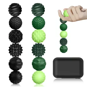 12-Pack Silicone Sensory Stress Relief Toys - Magnetic Finger Balls for Adults and Teens (14+), Silent Office Desk Stress Balls