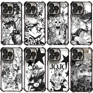 JoJo's Bizarre Adventure Phone Case ⭐ JoJo Anime Manga  Phone Cases for iPhone 17 Air 16 Pro Max 15 14 Plus 13 12 11 Anime Fan Gift Protective Cover