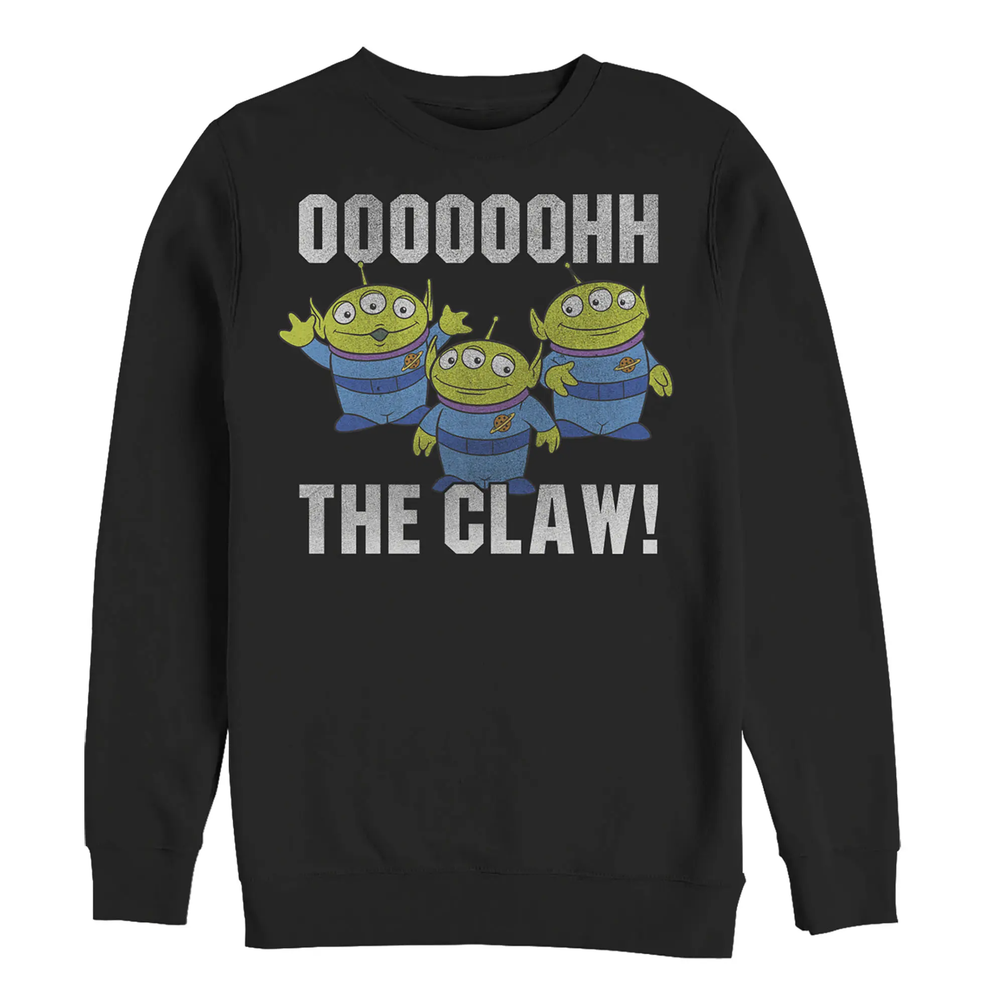 Men's Toy Story The Claw Squeeze Alien Sweatshirt