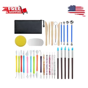 31pcs Clay Tools,Pottery Tools Kit