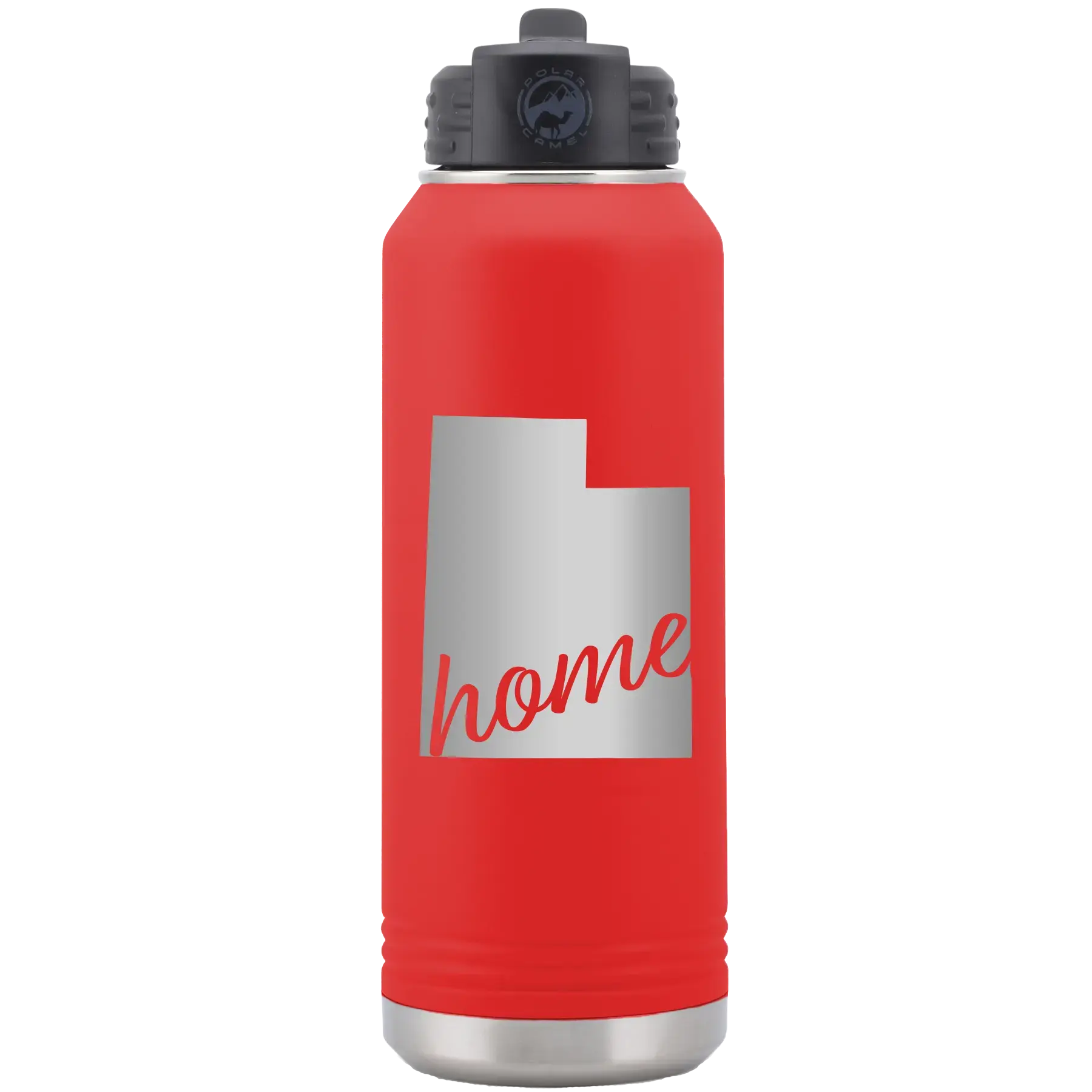 Utah Home 32 oz Water Bottle | Red