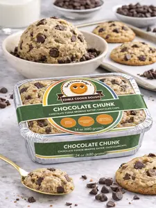 3 lbs Chocolate Chunk Edible Cookie Dough Snack Sweet Flavor Dessert