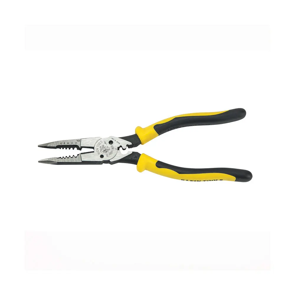 Klein Tools J207-8CR Needle Nose Pliers with Crimper