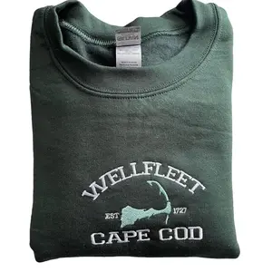 Wellfleet Cape Cod Embroidered Crewneck