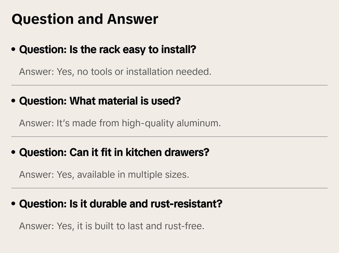 Nesting Tableware Rack Nesting Tableware Rack