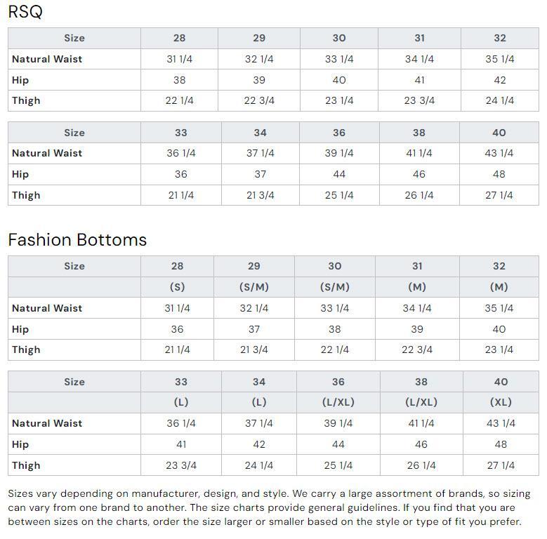 RSQ Mens Baggy Jeans