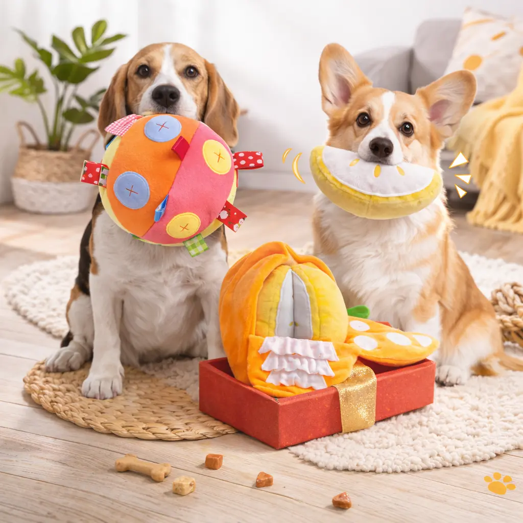 Dog Snuffle Treats Feeding Ball Toy for Slow Eating and Keep Busy ...