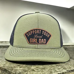 Richardson 112 Support Your Local Girl Dad Hat, Girl Dad Gift Hat, Funny Dad Cap