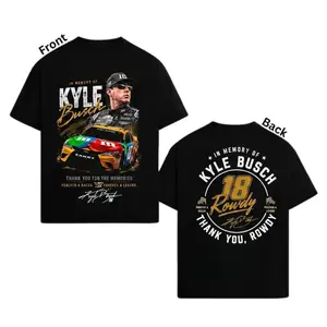 In Memory Of Kyle Busch Forever A Racer Forever A Legend Thank You For The Memories Tshirt