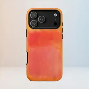 Mark Rothko Orange Red Phone Case | Color Field Abstract Art | iPhone 17 16 15, Samsung Galaxy, Pixel