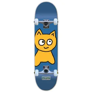 Meow Skateboards Big Cat Navy Complete Skateboard 8.25