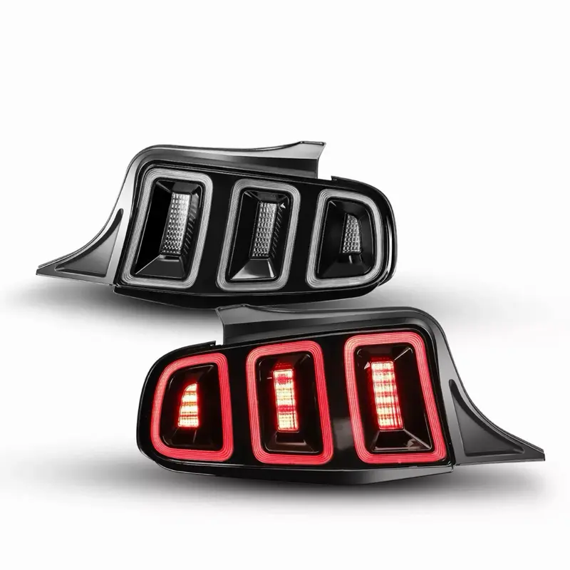Clear LED Sequential Tail Lights for 2010–2014 Ford Mustang – Euro Style, Plug & Play