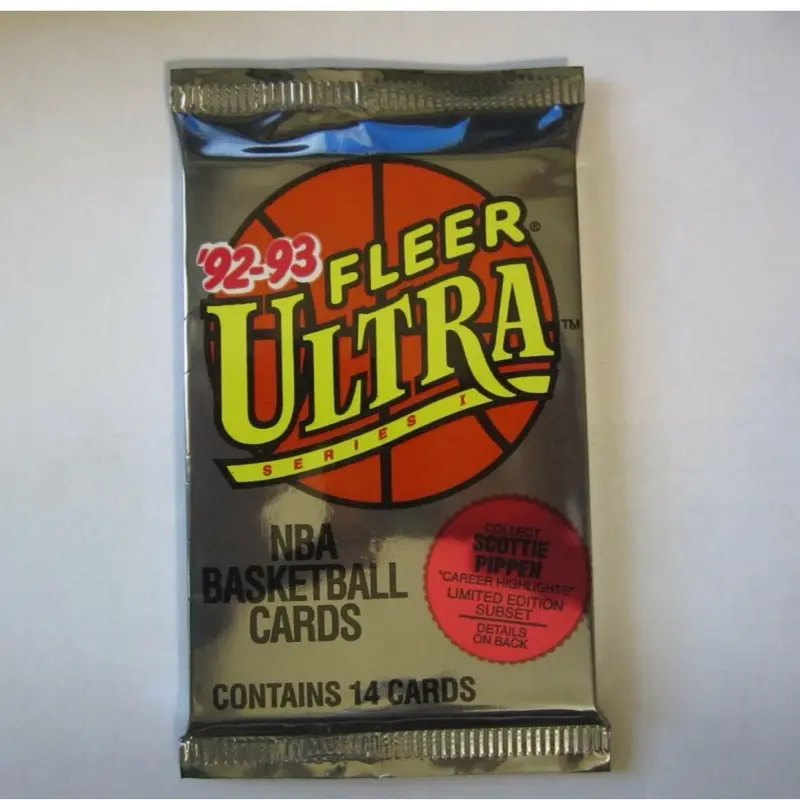 1992-93 Fleer Ultra Basketball Series I Collectible Sports Card pack Collectible Sports Cards