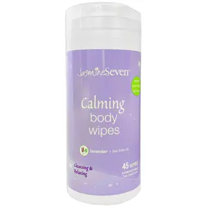 Calming Body Wipes – Natural Lavender and Tea Tree - 45 count canister
