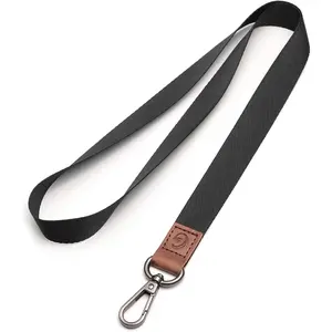 Long Neck Soft Key Lanyard ID Badge Lanyard for Women and Men, Fits Whistle and Keychain