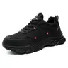 Women's Safety Shoes, Lightweight Closed Anti-Smashing & Puncture Resistant Work Boots, Protective Work Shoes, Ideal for Construction Site & Outdoor Sports Footwear
