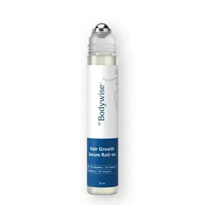 Be Bodywise Advanced Hair Density Roll-On Serum 25 ml |     5% Saw Palmetto, 3% Rosemary, 1% Caffeine Herbasome & 3% Fenugreek |     Scalp Serum for Reduced Hair Fall |     Men & Women