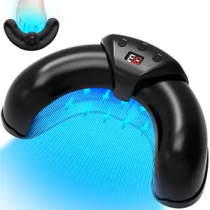 KTS Nail Fungus Light for Multiple Toenail with 18 LEDs, 470nm Blue & 905nm Infrared Light Black