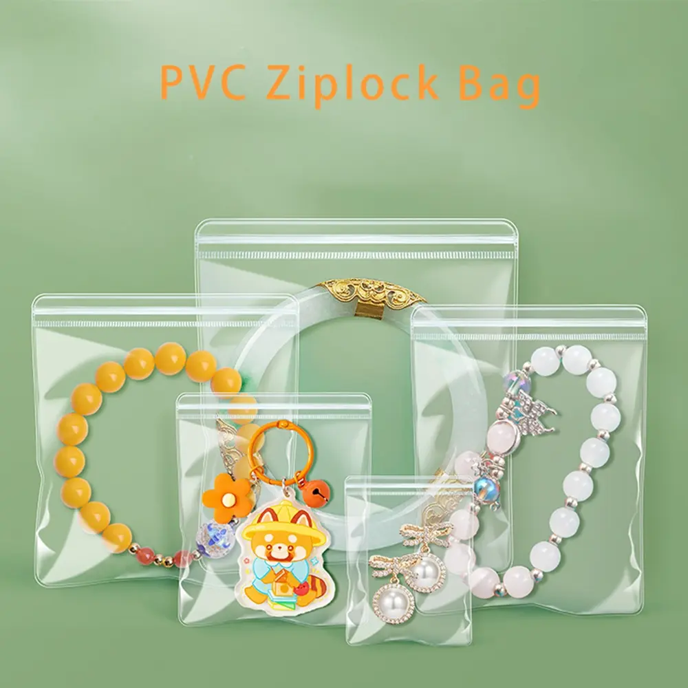 100pcs Reusable Transparent Clear Packaging Jewelry Bags, Portable Mini Pouches for Pills Necklaces Jewellery, Daily Storage Organizer with Multi Compartment Design, Storage Pocket