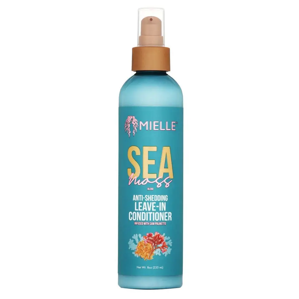 Mielle Sea Moss Anti-Shedding Leave-In Conditioner, Haircare Moisturizer - Coconut, Hydrating, Daily Strengthening - 8 oz