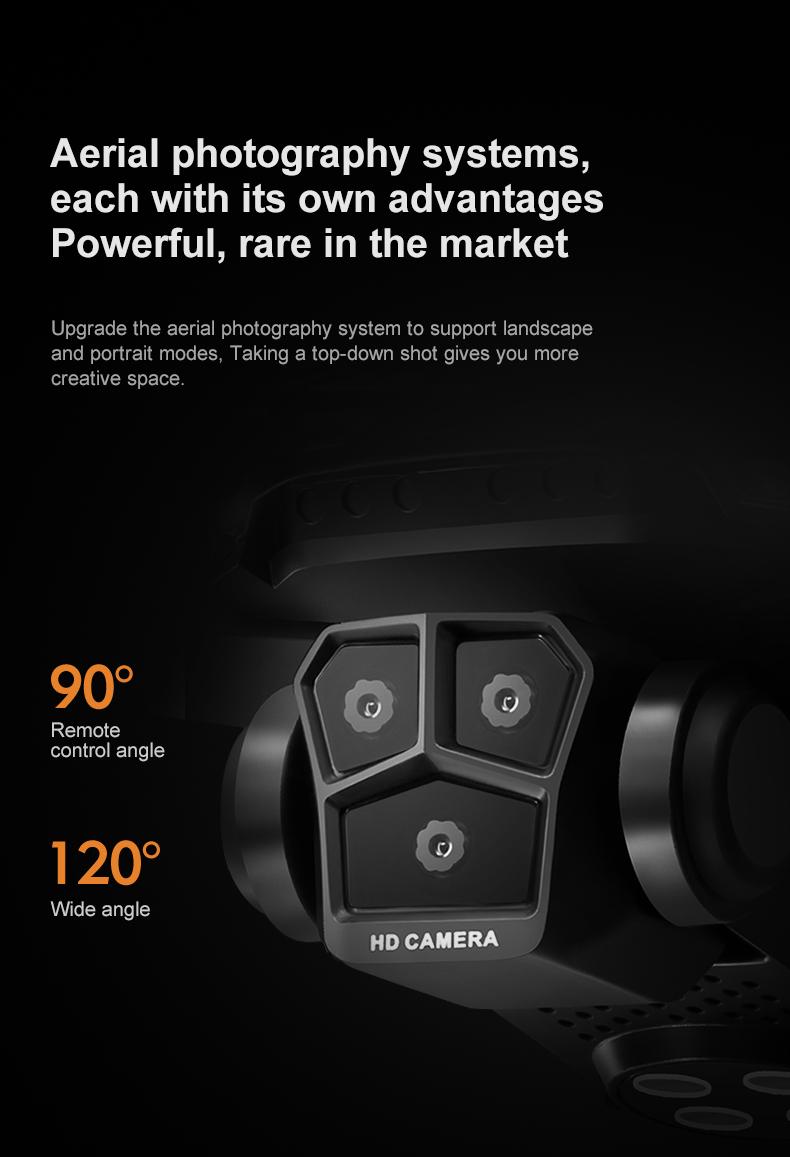 Drone with Camera, HD FPV Foldable Drone for Kids, Adults and Beginners, Brushless Motor RC Quadcopter with Stable Hover, Gesture Selfie, Waypoint Flight, 3D Flips, One Key Start, Includes 2 Batteries optical flow obstacle avoidance