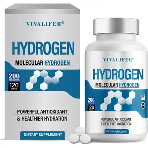 Hydrogen Water Tablets, 12 ppm H2 Molecular Hydrogen Supplement with Magnesium