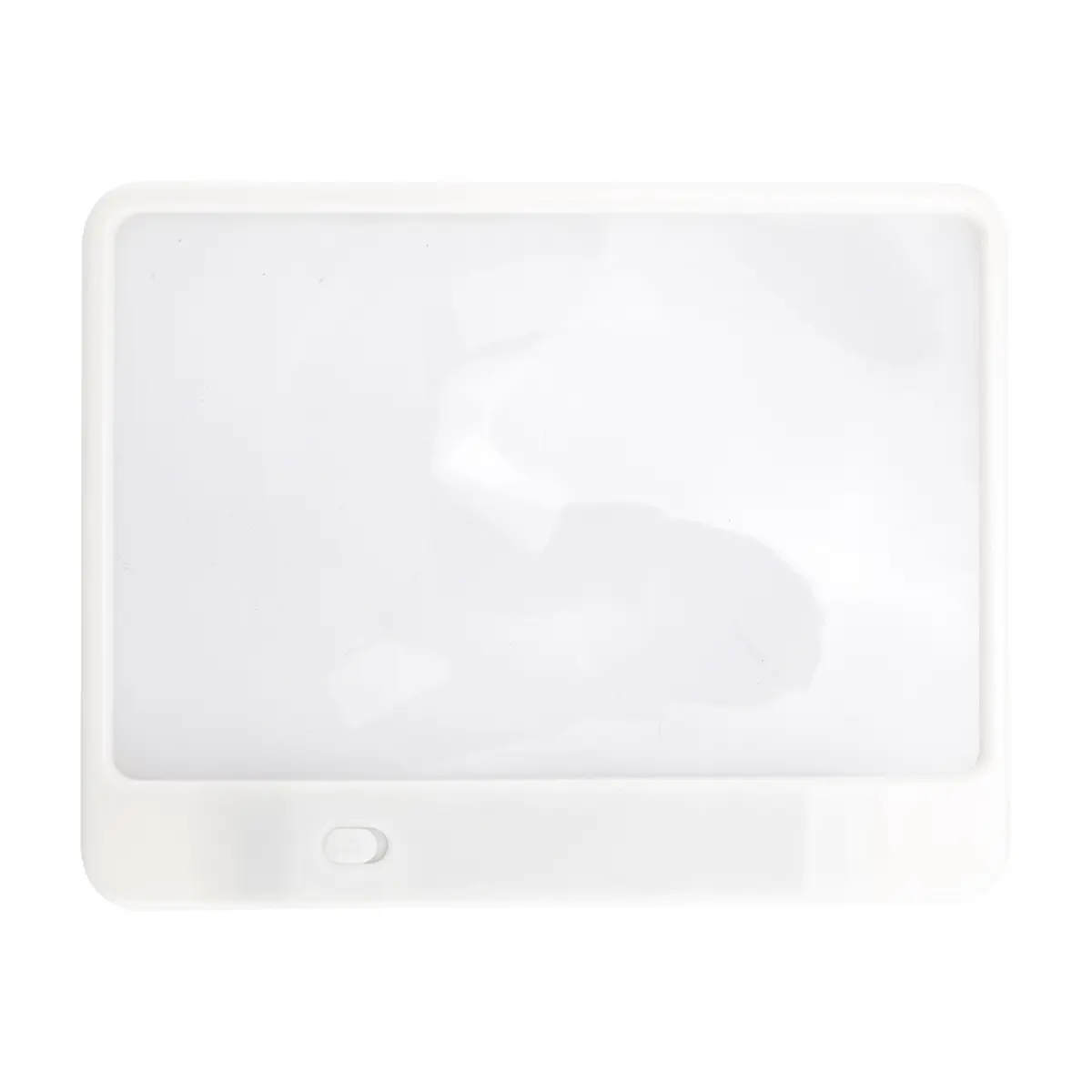 Candy AS-SEEN-ON-TV Full Page Book Magnifier and Light to See Pages 3X Bigger, Optical Grade, Anti-Glare White