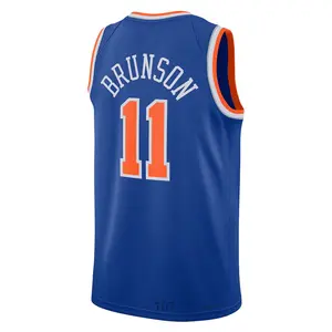 Men's Classic-Design Sleeveless stitched Basketball Jerseys Blue shirt