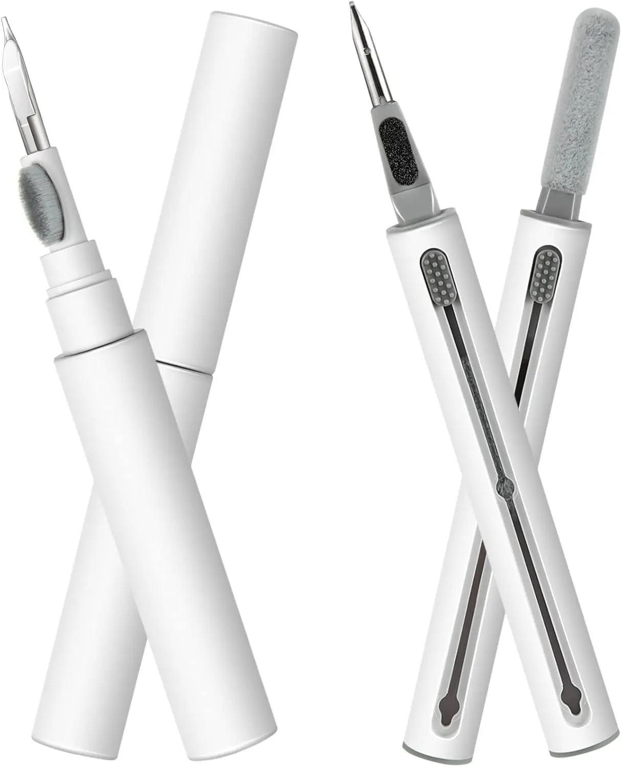 2 count Airpod Cleaner Kit, Multi-Function Cleaner Kit for Airpods  Camera Earphone Computer (White)