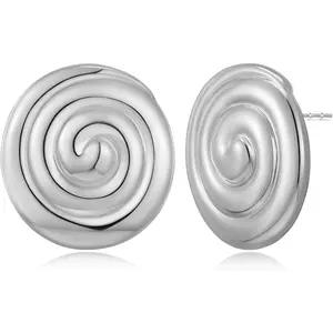 Conch Earrings for Women Fashion Spiral Shell Stud Earrings Beach
