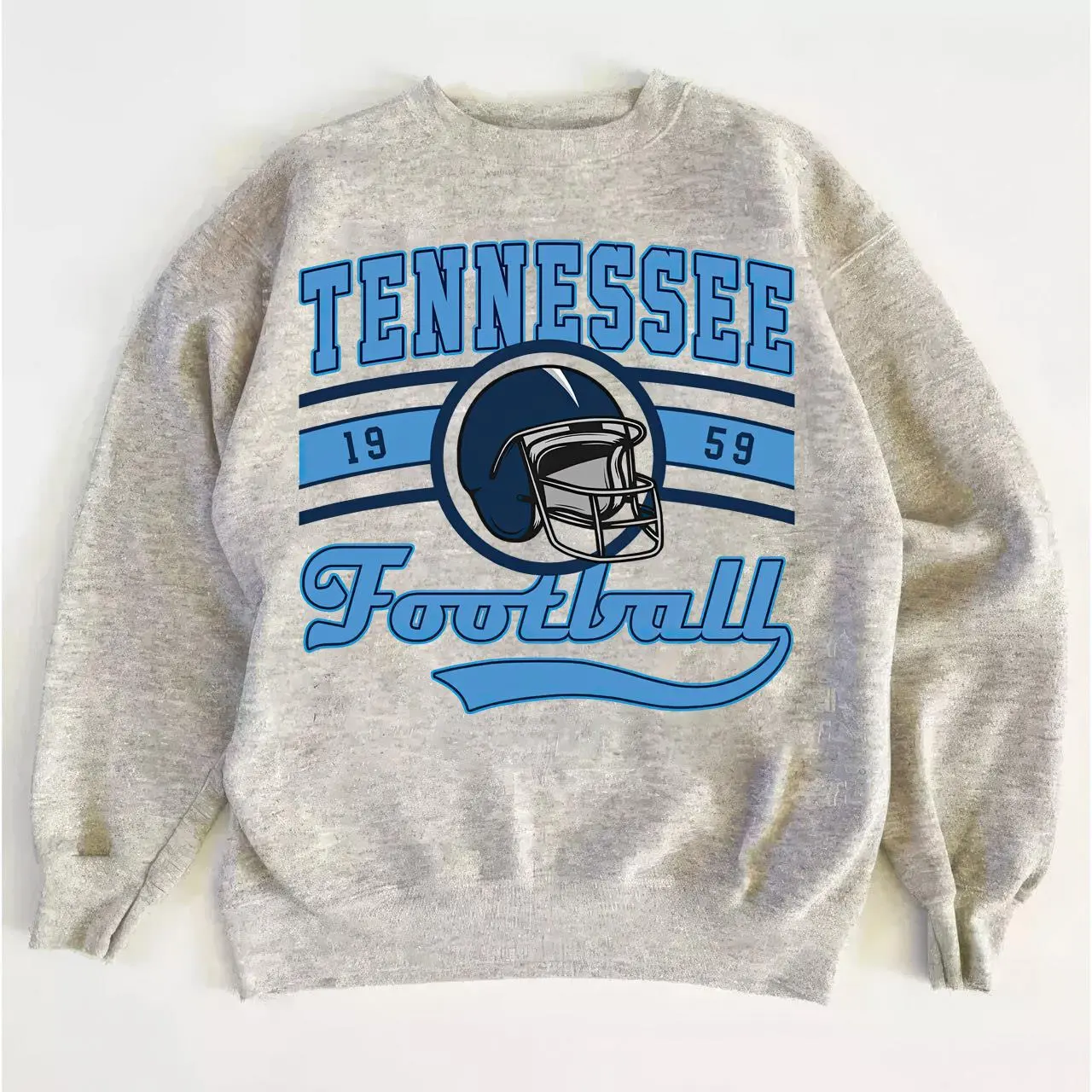 Titans Throwback Football Sweatshirt, Retro Game Day Crewneck