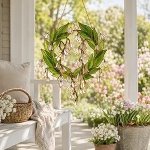 Lily Of The Valley Acrylic Suncatcher May Birth Flower Window Hanging Botanical Garden Decor Mother’s Day Gift For Mom