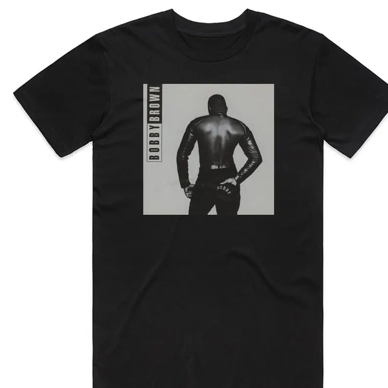 Bobby Brown Bobby Album Cover T-Shirt Black
