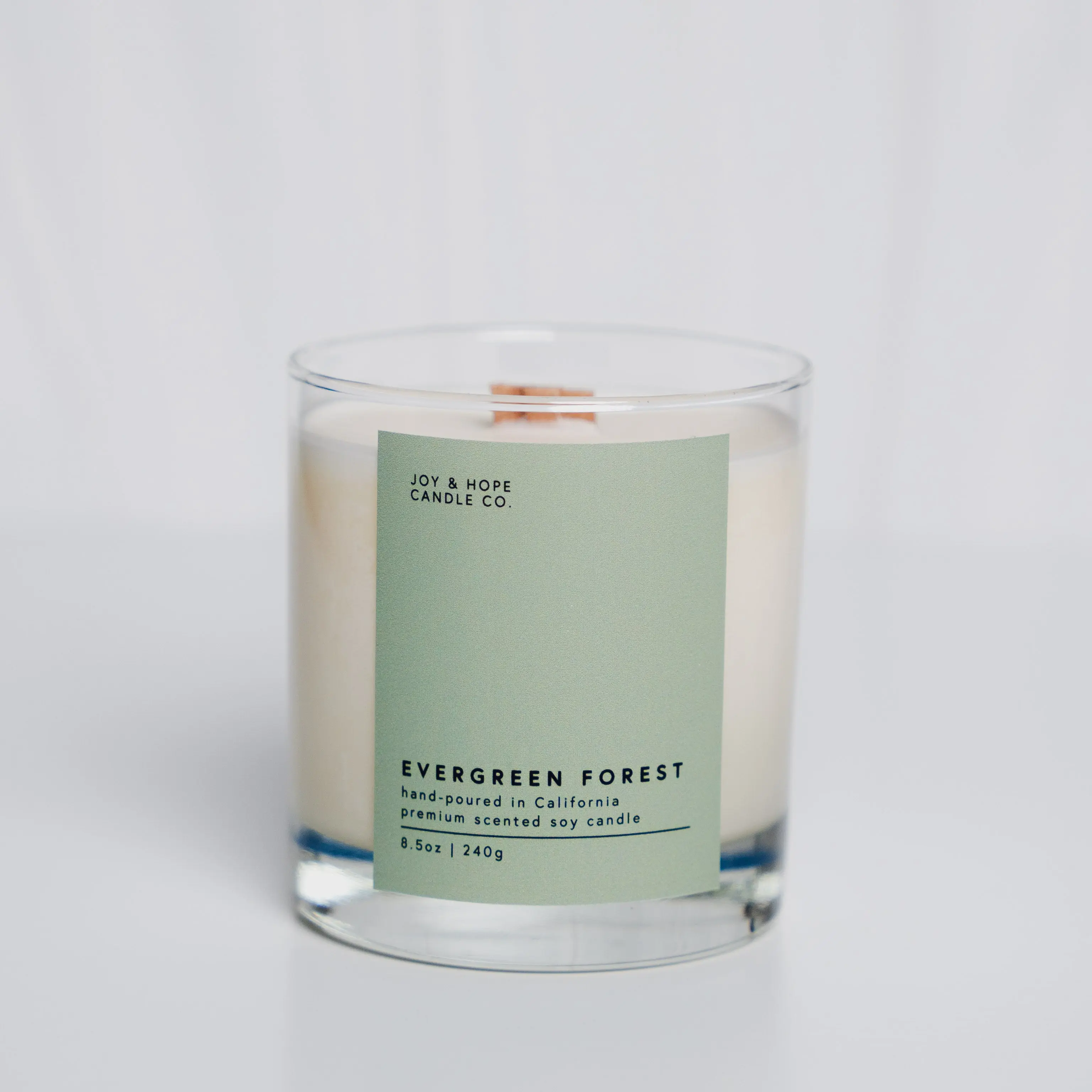 Evergreen Forest - Wood Wick Candle (8.5oz)