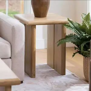 Kirklands Brooklyn Wood Side Table 24H x 20D x 20W in