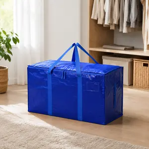Extra-Large Heavy-Duty Moving Bag – Waterproof, Foldable, Durable Tote with Handles & Zipper | Perfect for Dorms, Storage, Grocery, Pizza Delivery, Catering, Hot & Cold Food Transport, Reusable & Multi-Purpose
