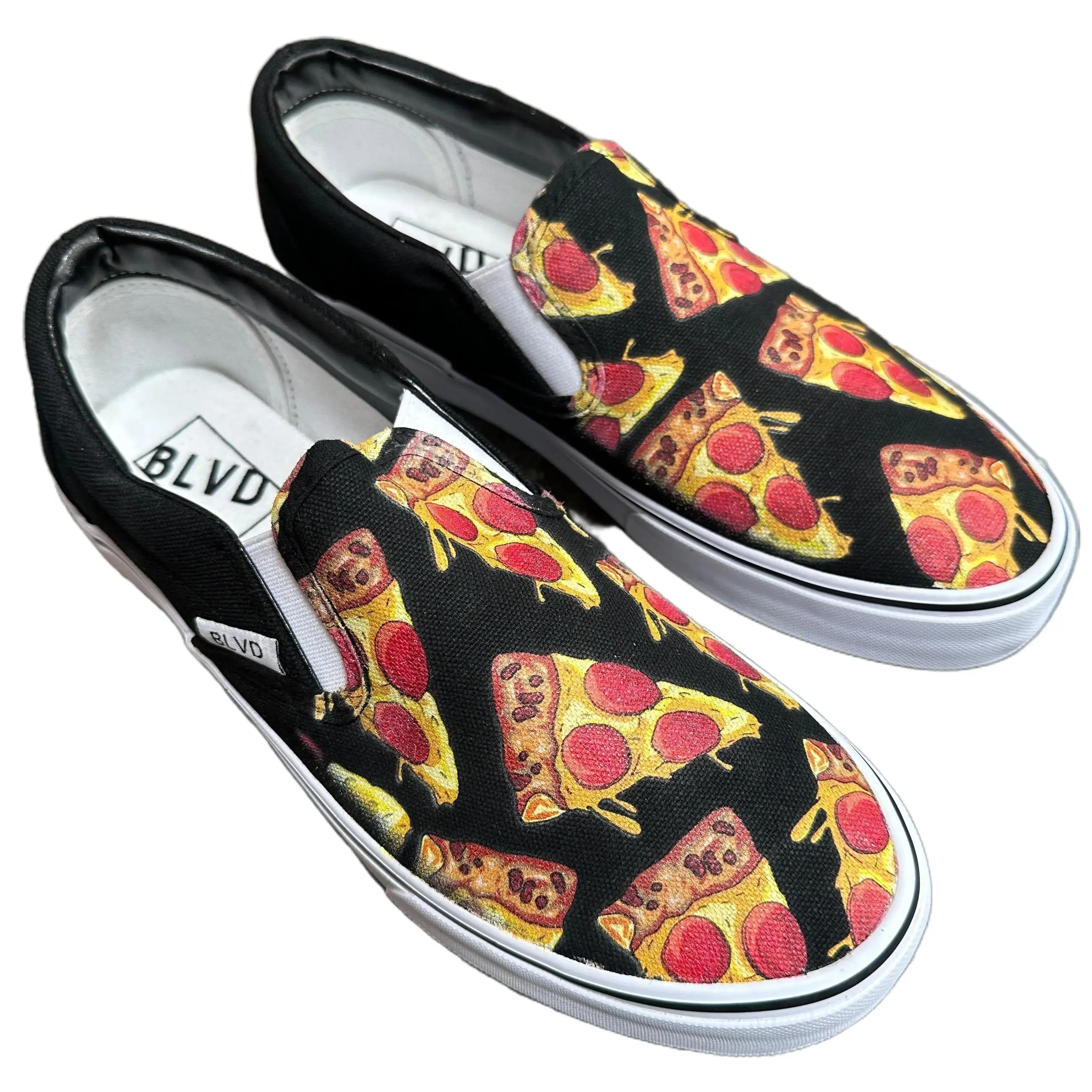 Pizza BLVD Slip On Shoes for Men and Women