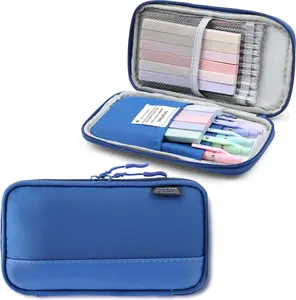 Big Capacity Pen Case Large Storage Pen Pouch Aesthetic, Office Pen Marker Case Simple Sturdy Multifunctional Bag Organizer for Man Women