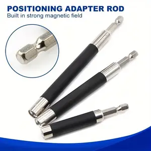 2/3pcs Retractable Extension Bar with Hex Shank and Sleeve Screwdriver Bars - Screwdriver Bits Set - 80/120/140mm