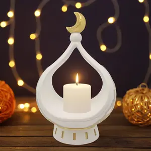 Ramadan Sculpture Decoration, Muslim Eid Mubarak Decor, Creative Middle Eastern Architecture, Perfect for Living Room, Office, Entrance, Religious Home Decor