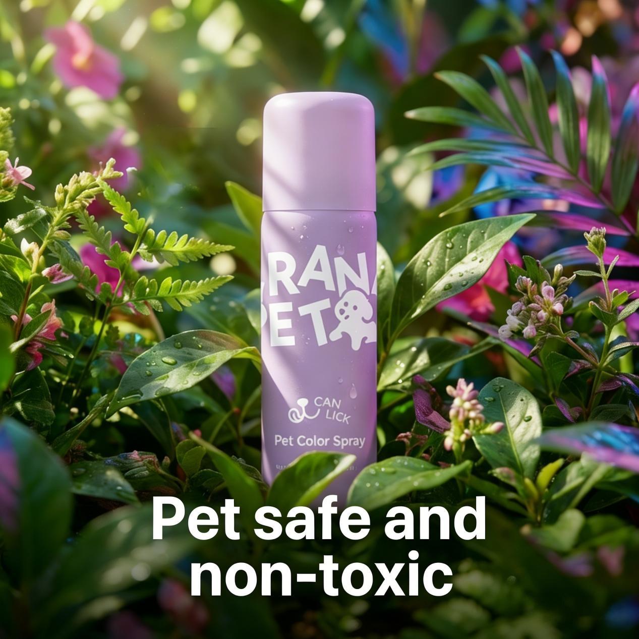 Canine hair dye, food-grade pigment canine hair dye, non-toxic pet hair dye, suitable for dogs, cats and all pets, can be used after bathing.(Two-bottle set)