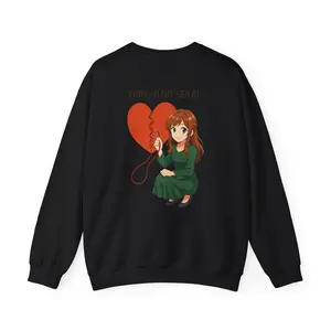 Thread No Sekai Stitched Heart Sweatshirt